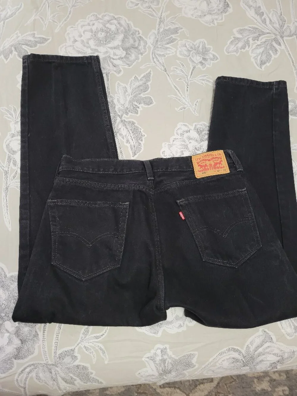 Levi's 5-Pocket 505 Black Jeans 34 x 30